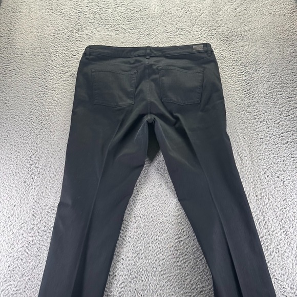 Lauren Ralph Lauren Modern 18 Black Cotton Denim Straight Curvy Stretch Workwear - Picture 8 of 12